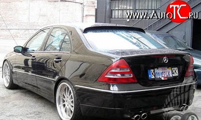 5 099 р. Козырёк на заднее стекло LORINSER Mercedes-Benz C-Class W203 дорестайлинг седан (2000-2004) (Неокрашенный)  с доставкой в г. Вологда