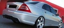 9 049 р. Пороги накладки AMG Style Mercedes-Benz C-Class W203 дорестайлинг седан (2000-2004) (Неокрашенные)  с доставкой в г. Вологда. Увеличить фотографию 2