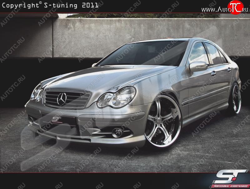 15 299 р. Пороги накладки Wild Mercedes-Benz C-Class W203 дорестайлинг седан (2000-2004)  с доставкой в г. Вологда