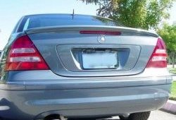 4 499 р. Лип спойлер AMG Style Mercedes-Benz C-Class W203 дорестайлинг седан (2000-2004) (Неокрашенный)  с доставкой в г. Вологда. Увеличить фотографию 3