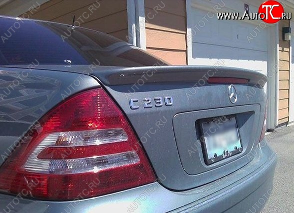 4 499 р. Лип спойлер AMG Style Mercedes-Benz C-Class W203 дорестайлинг седан (2000-2004) (Неокрашенный)  с доставкой в г. Вологда