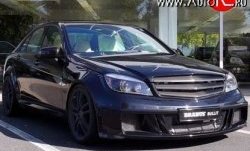 8 149 р. Радиаторная решётка Brabus Bullit Mercedes-Benz C-Class W204 дорестайлинг седан (2007-2011) (Неокрашенная)  с доставкой в г. Вологда. Увеличить фотографию 3