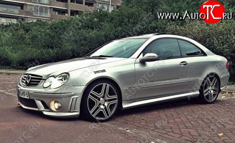 17 299 р. Передний бампер AMG Style Mercedes-Benz CLK class W209 (2003-2010) (Неокрашенный)  с доставкой в г. Вологда