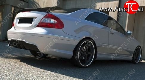 9 499 р. Задний бампер AMG Style Mercedes-Benz CLK class W209 (2003-2010) (Неокрашенный)  с доставкой в г. Вологда