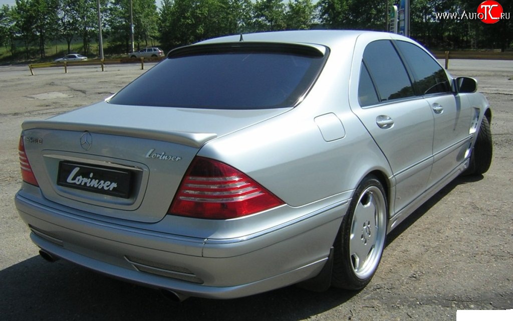 1 549 р. Козырёк на заднее лобовое стекло Lorinser Mercedes-Benz E-Class W211 дорестайлинг седан (2002-2006)  с доставкой в г. Вологда