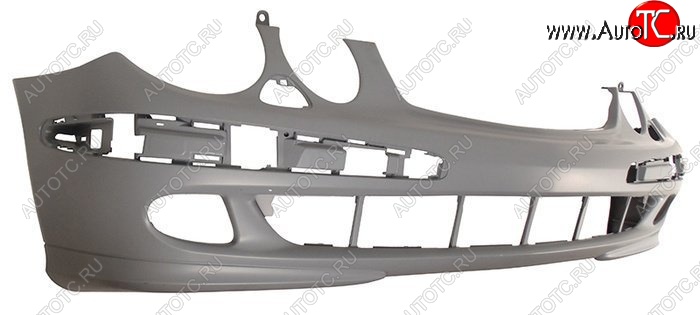 7 199 р. Передний бампер SAT (AVANGARDE, под омыватели, пр-во Тайвань) Mercedes-Benz E-Class W211 дорестайлинг седан (2002-2006) (Неокрашенный)  с доставкой в г. Вологда