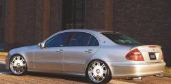 5 599 р. Лип спойлер CT Mercedes-Benz E-Class W211 дорестайлинг седан (2002-2006) (Неокрашенный)  с доставкой в г. Вологда. Увеличить фотографию 3