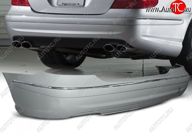 42 399 р. Задний бампер AMG Style Mercedes-Benz E-Class W211 дорестайлинг седан (2002-2006) (Неокрашенный)  с доставкой в г. Вологда