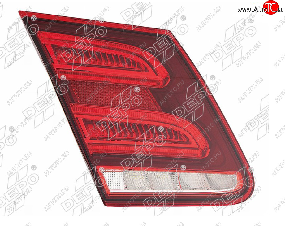 13 599 р. Левый фонарь в крышку багажника (LED) DEPO Mercedes-Benz E-Class W212 рестайлинг седан (2013-2017)  с доставкой в г. Вологда