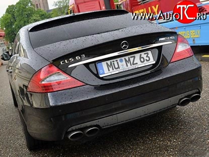 7 199 р. Козырёк на заднее стекло AMG Mercedes-Benz CLS class C219 (2004-2011) (Неокрашенный)  с доставкой в г. Вологда