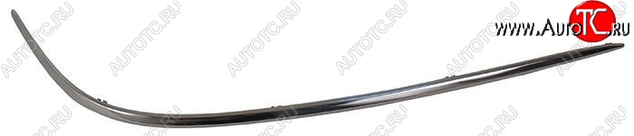 1 229 р. Правый молдинг на передний бампер SAT (хром, рестайлинг) Mercedes-Benz S class W220 (1998-2005) (Неокрашенный)  с доставкой в г. Вологда