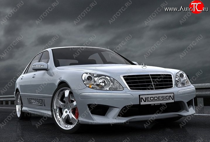 52 639 р. Передний бампер Neo Mercedes-Benz S class W220 (1998-2005)  с доставкой в г. Вологда