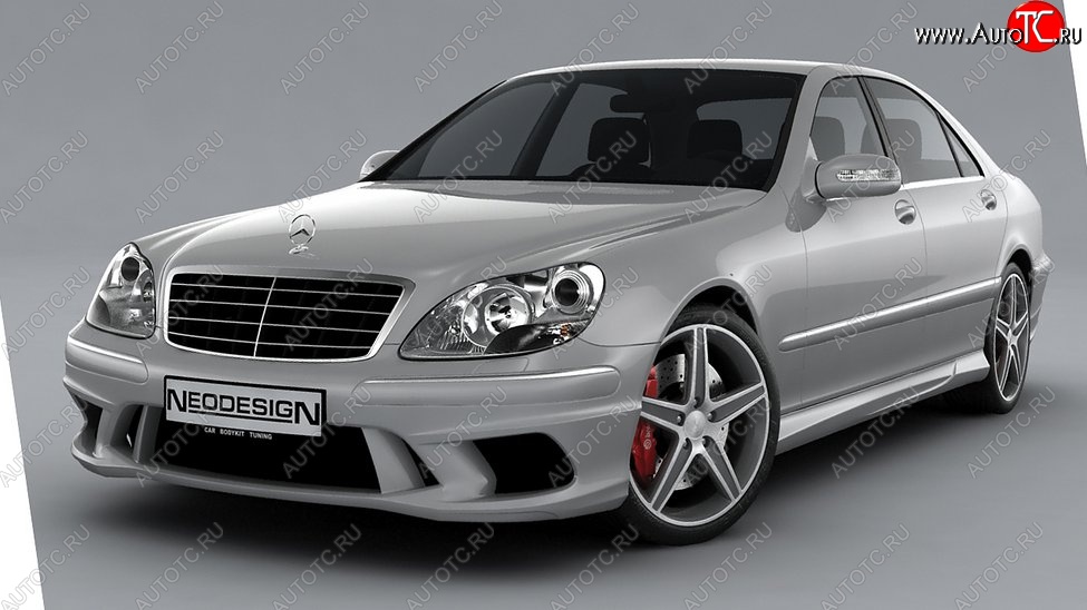 19 999 р. Пороги накладки Neodesign Mercedes-Benz S class W220 (1998-2005)  с доставкой в г. Вологда