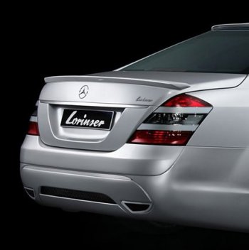 3 149 р. Лип спойлер АВТОКРАТ Mercedes-Benz S class W221 (2006-2013) (Неокрашенный)  с доставкой в г. Вологда. Увеличить фотографию 2