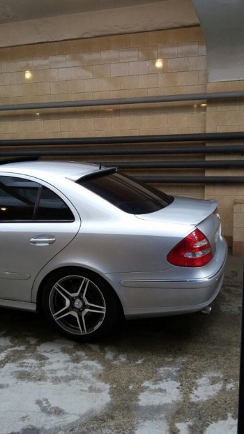 3 149 р. Лип спойлер АВТОКРАТ Mercedes-Benz S class W221 (2006-2013) (Неокрашенный)  с доставкой в г. Вологда. Увеличить фотографию 3