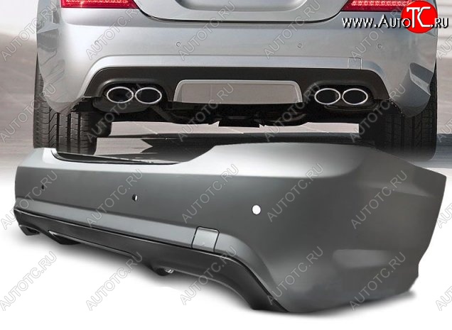 60 549 р. Задний бампер AMG Style Mercedes-Benz S class W221 (2006-2013) (Неокрашенный)  с доставкой в г. Вологда