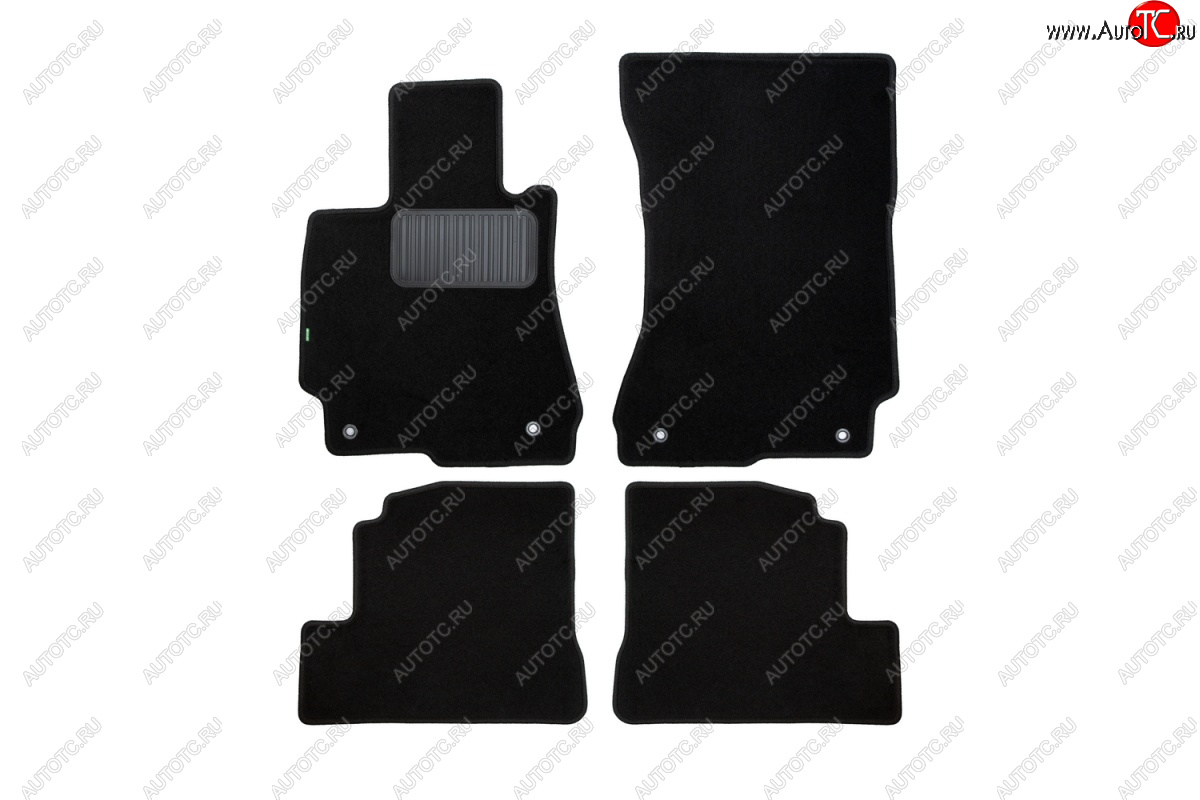 6 949 р. Текстильные коврики салона Klever Standart седан Mercedes-Benz S class W221 (2006-2013) (Черные)  с доставкой в г. Вологда