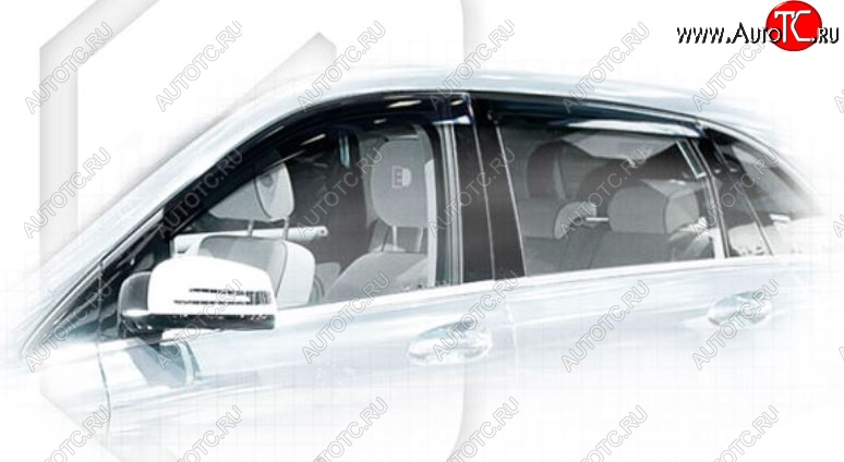 1 899 р. Дефлектора окон CA-Plastiс  Mercedes-Benz B-Class  W246/T246 (2011-2018) хэтчбэк (Classic полупрозрачный, Без хром.молдинга)  с доставкой в г. Вологда