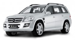 22 499 р. Пластиковые пороги Lorinser Mercedes-Benz GL class X164 рестайлинг (2009-2012) (Неокрашенные)  с доставкой в г. Вологда. Увеличить фотографию 2