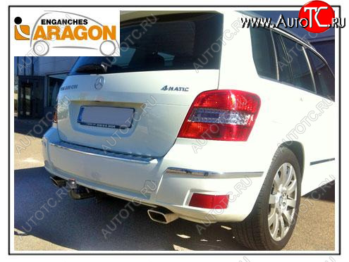 22 699 р. Фаркоп Aragon. (шар A) Mercedes-Benz GLK class X204 дорестайлинг (2008-2012)  с доставкой в г. Вологда