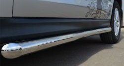 76 999 р. Защита порогов из круглой трубы диаметром 63 мм Russtal  Mitsubishi ASX (2013-2016) 1-ый рестайлинг (Защита порогов с со скосами на торцах (вариант 1))  с доставкой в г. Вологда. Увеличить фотографию 3