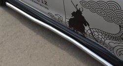 76 999 р. Защита порогов из круглой трубы диаметром 63 мм Russtal  Mitsubishi ASX (2013-2016) 1-ый рестайлинг (Защита порогов с со скосами на торцах (вариант 1))  с доставкой в г. Вологда. Увеличить фотографию 6