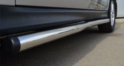76 999 р. Защита порогов из круглой трубы диаметром 63 мм Russtal  Mitsubishi ASX (2013-2016) 1-ый рестайлинг (Защита порогов с со скосами на торцах (вариант 1))  с доставкой в г. Вологда. Увеличить фотографию 7