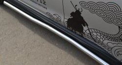 76 999 р. Защита порогов из круглой трубы диаметром 63 мм Russtal  Mitsubishi ASX (2013-2016) 1-ый рестайлинг (Защита порогов с со скосами на торцах (вариант 1))  с доставкой в г. Вологда. Увеличить фотографию 9