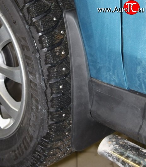 2 379 р. Передние брызговики NovLine 2 шт. Mitsubishi ASX дорестайлинг (2010-2012)  с доставкой в г. Вологда