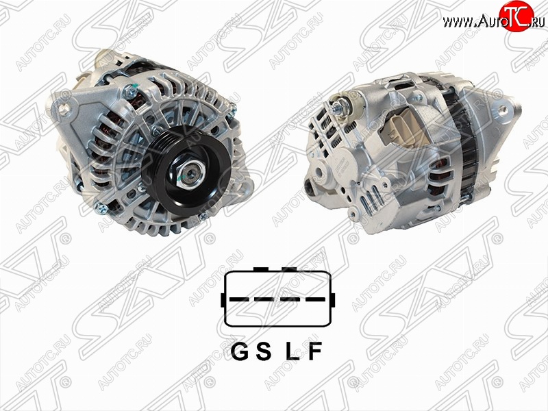 10 699 р. Генератор SAT (12V, 125A) Mitsubishi ASX дорестайлинг (2010-2012)  с доставкой в г. Вологда