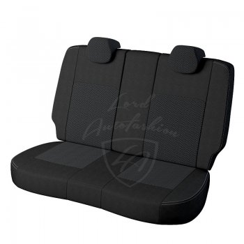 4 899 р. Чехлы для сидений Lord Autofashion Турин (жаккард) Mitsubishi ASX дорестайлинг (2010-2012) (Черный, вставка Вега)  с доставкой в г. Вологда. Увеличить фотографию 2