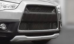 22 699 р. Накладка на передний бампер CT v2 Mitsubishi ASX дорестайлинг (2010-2012) (Неокрашенная)  с доставкой в г. Вологда. Увеличить фотографию 2