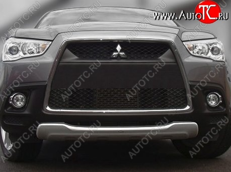 22 699 р. Накладка на передний бампер CT v2 Mitsubishi ASX дорестайлинг (2010-2012) (Неокрашенная)  с доставкой в г. Вологда
