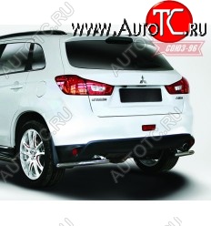 7 109 р. Защита заднего бампера уголки d42 Souz-96 Mitsubishi ASX 1-ый рестайлинг (2013-2016)  с доставкой в г. Вологда