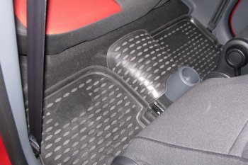 2 259 р. Коврики в салон (полиуретан) 5D Element Mitsubishi Colt Z30 хэтчбэк 5 дв. рестайлинг (2008-2011)  с доставкой в г. Вологда. Увеличить фотографию 2