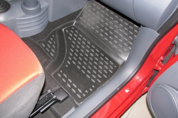 2 259 р. Коврики в салон (полиуретан) 5D Element Mitsubishi Colt Z30 хэтчбэк 5 дв. рестайлинг (2008-2011)  с доставкой в г. Вологда. Увеличить фотографию 3