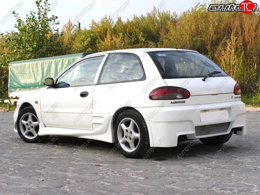 25 899 р. Задний бампер Auto-R v2 Mitsubishi Colt CJ0 хэтчбэк 3 дв. (1995-2003)  с доставкой в г. Вологда