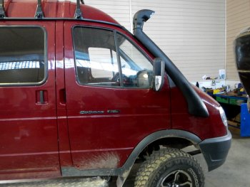 3 749 р. Шноркель Автовентури ГАЗ Соболь 2752 дорестайлинг цельнометаллический фургон (1998-2002)  с доставкой в г. Вологда. Увеличить фотографию 3
