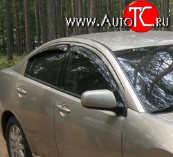999 р. Комплект дефлекторов окон (ветровиков) 4 шт. (седан) Russtal Mitsubishi Galant 9 седан (2004-2009)  с доставкой в г. Вологда