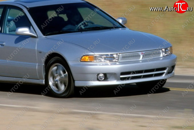 15 099 р. Передний бампер TYG (USA) Mitsubishi Galant 8  дорестайлинг седан (1996-1998) (Неокрашенный)  с доставкой в г. Вологда