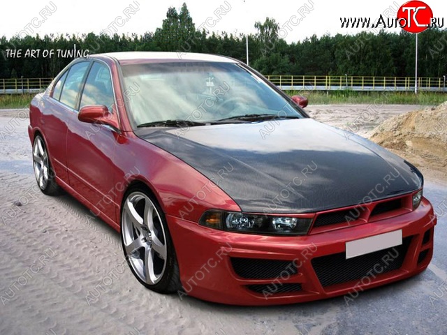 22 899 р. Передний бампер Weber Sport Mitsubishi Galant 8  дорестайлинг седан (1996-1998)  с доставкой в г. Вологда