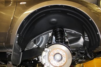 679 р. Подкрылок передний Totem Mitsubishi L200 5 KK,KL дорестайлинг (2015-2019) (без шумоизоляции)  с доставкой в г. Вологда. Увеличить фотографию 2