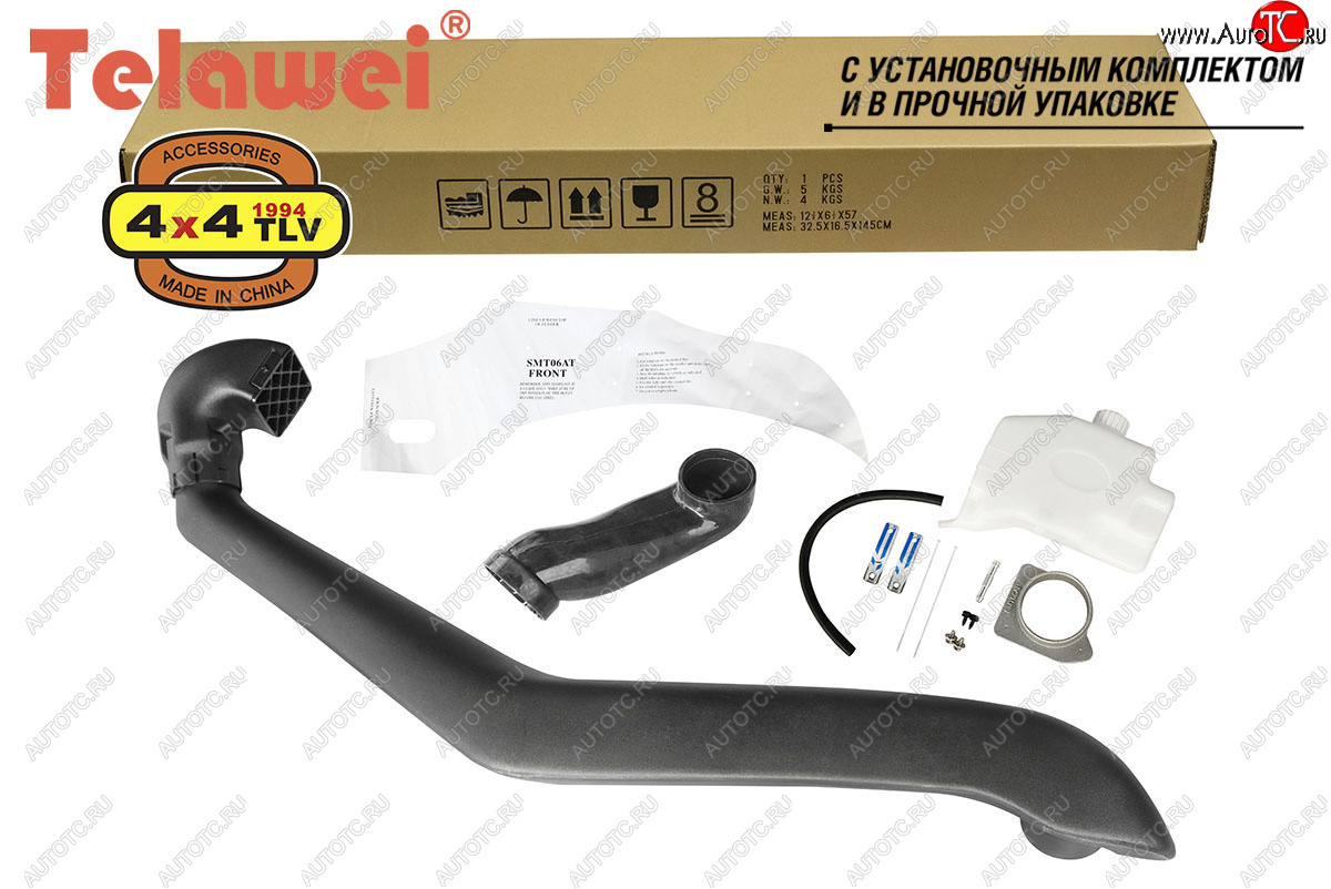 10 599 р. Шноркель Telawei (2.5TD (4D56)) Mitsubishi L200 5 KK,KL рестайлинг (2018-2022)  с доставкой в г. Вологда