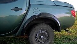 17 119 р. Расширители арок RA (комплект, 90 мм, Standart) Mitsubishi L200 5 KK,KL рестайлинг (2018-2022) (Поверхность шагрень)  с доставкой в г. Вологда. Увеличить фотографию 2
