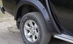 17 119 р. Расширители арок RA (комплект, 90 мм, Standart) Mitsubishi L200 5 KK,KL рестайлинг (2018-2022) (Поверхность шагрень)  с доставкой в г. Вологда. Увеличить фотографию 7