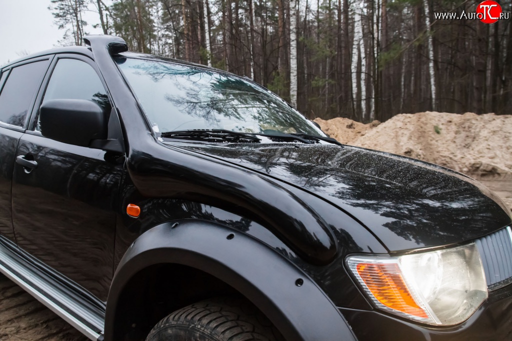 11 199 р. Пластиковый шноркель RA Mitsubishi L200 5 KK,KL рестайлинг (2018-2022)  с доставкой в г. Вологда