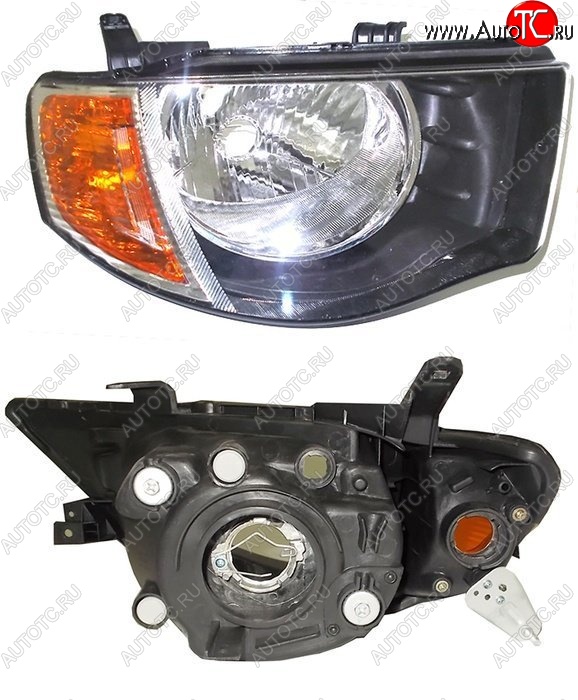 6 499 р. Правая передняя фара SAT Mitsubishi L200 4  дорестайлинг (2006-2014)  с доставкой в г. Вологда