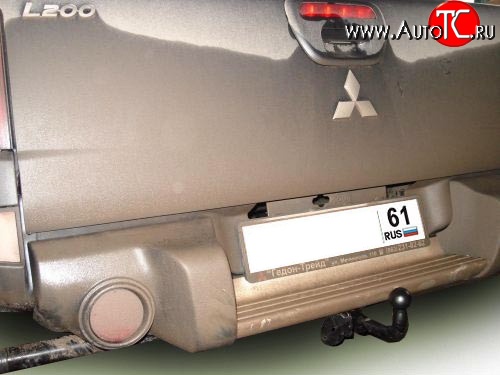 21 399 р. Фаркоп Лидер Плюс Mitsubishi L200 4  дорестайлинг (2006-2014) (Без электропакета)  с доставкой в г. Вологда