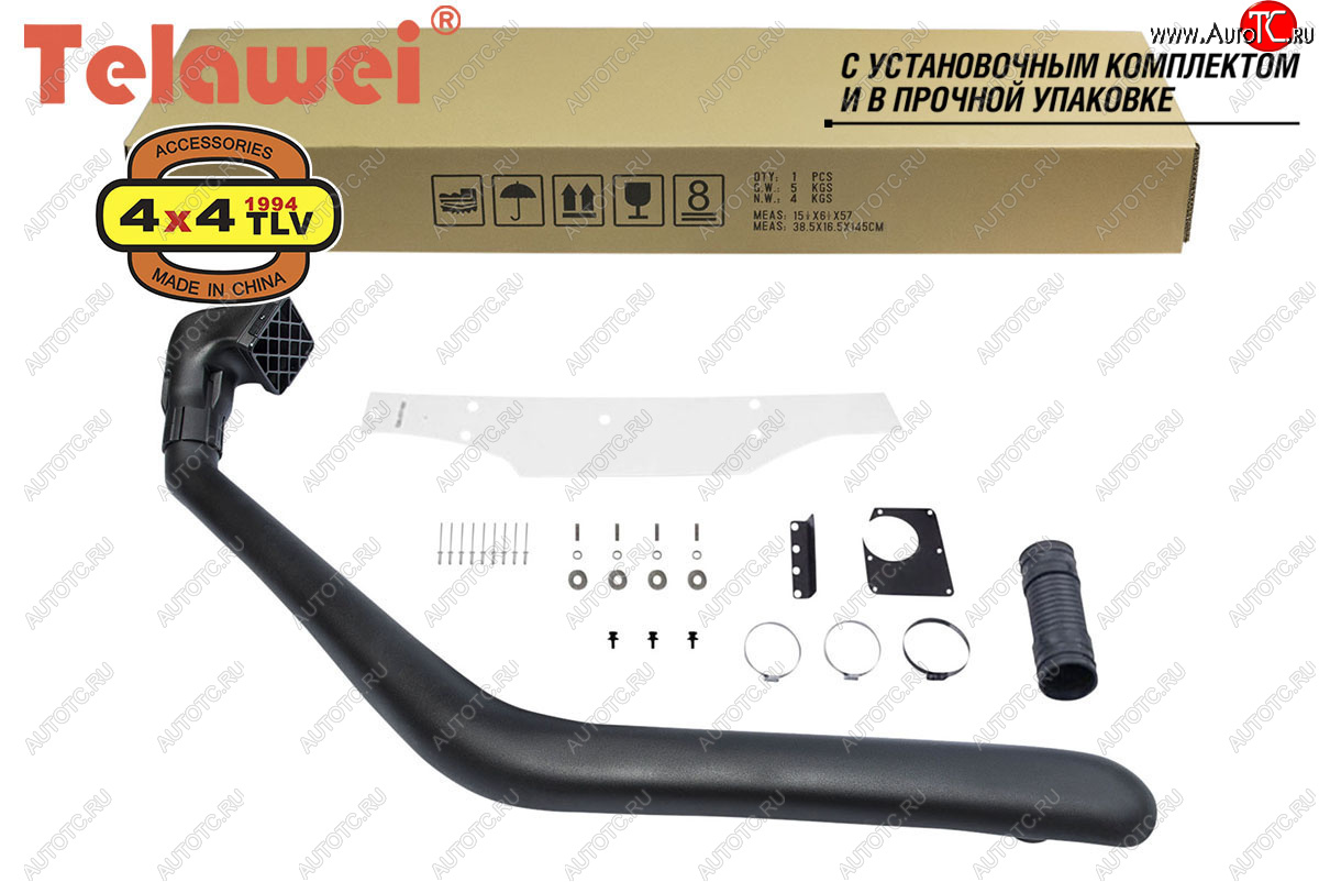 6 949 р. Шноркель Telawei Mitsubishi L200 3 K6T-K7T дорестайлинг (1996-2005)  с доставкой в г. Вологда