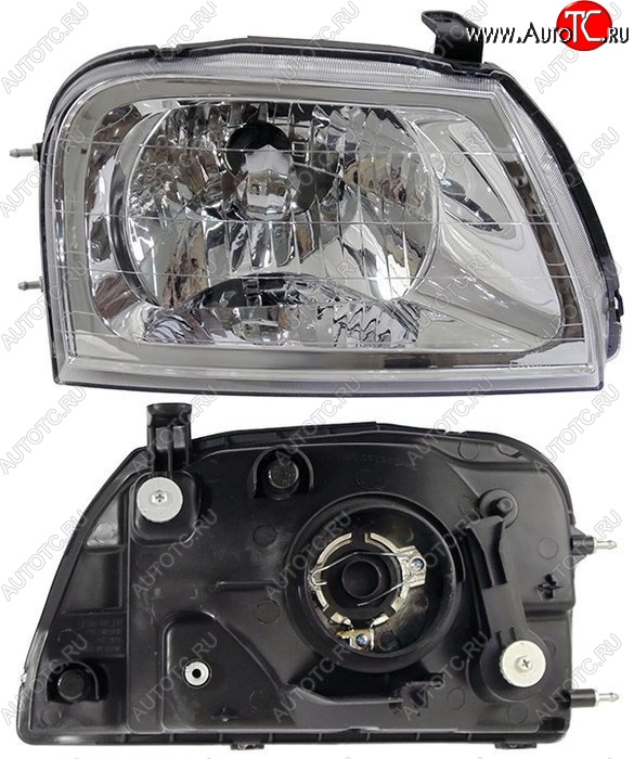 3 499 р. Правая передняя фара SAT Mitsubishi L200 3 K74T рестайлинг (2005-2006)  с доставкой в г. Вологда